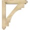 Ekena Millwork Merced Arts and Crafts Rough Sawn Bracket w/ Offset Brace, Douglas Fir, 6"W x 28"D x 32"H BKT0604X28X32MRC03RDF - alternate 4